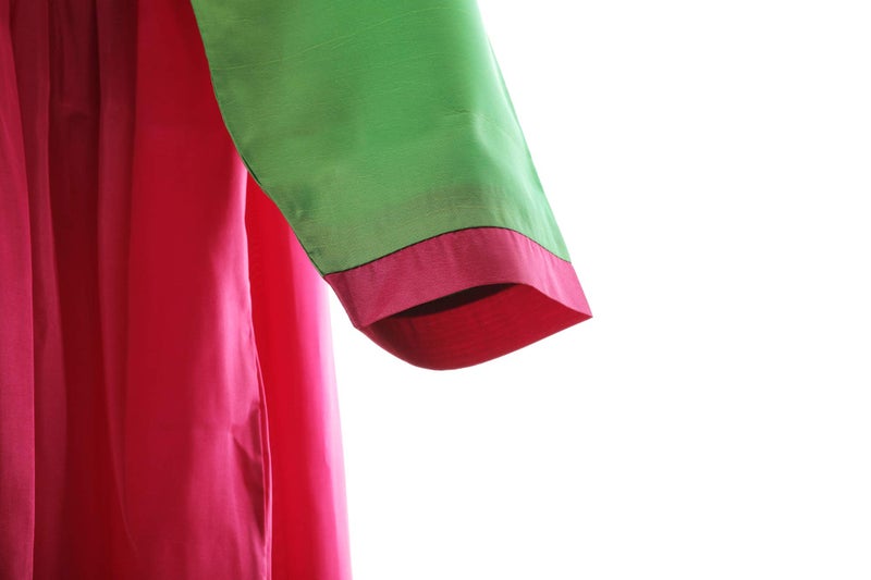 XINFU Korean Traditional Women's Hanbok Set Long Sleeve Colorful Dress Cosplay Costume - Image 3
